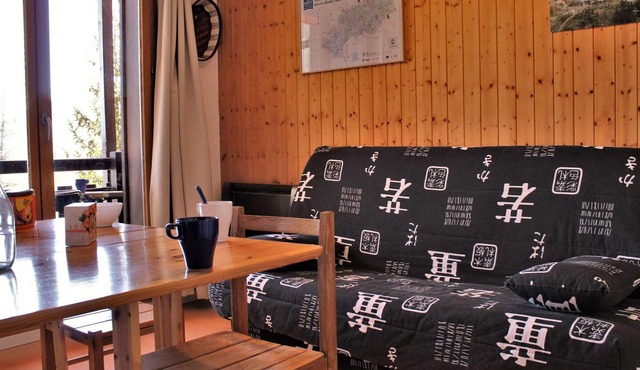 Mountain studio for 4, at the slopes in Risoul