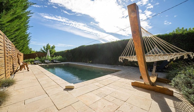 Stone holiday home with private pool