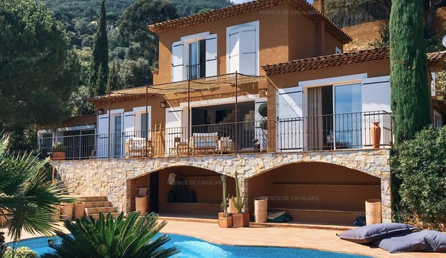 Villa with pool, jacuzzi and sea view in Cavalaire